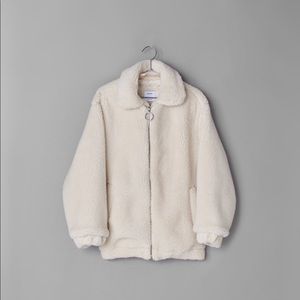 Teddy Coat - Oversized faux shearling jacket